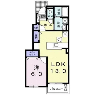 エスポアールT・HII【1階】の間取り