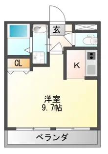 ステラウッド道明寺II【3階】の間取り