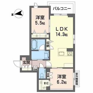 Forena【2階】の間取り