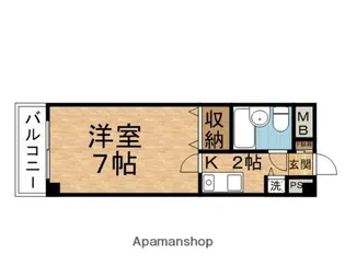 メゾンメイプル【4階】の間取り