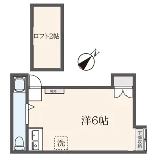 クレセントハイツA号館【2階】の間取り