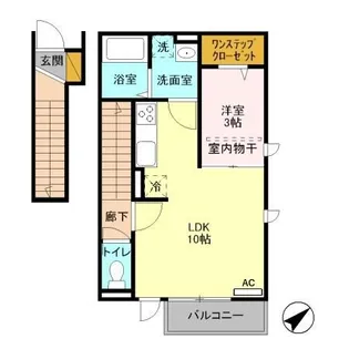 ポーラスターかしわ座【2階】の間取り