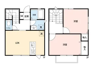 メープルシティ【2階】の間取り