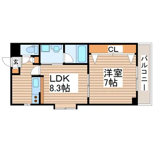 パークシティー【4階】の間取り