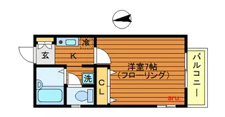 ブルームVI【2階】の間取り