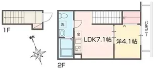 メルラス和泉多摩川【2階】の間取り