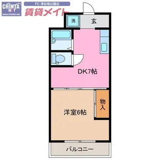 江戸宿阿部喜【2階】の間取り