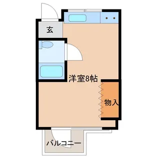 門前町マンション【4階】の間取り