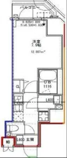 S-RESIDENCE文京小石川【7階】の間取り