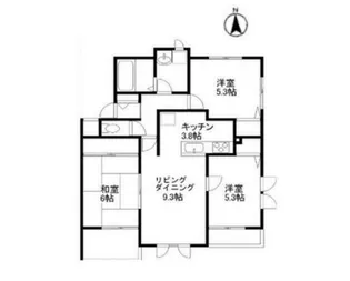 ハイランドグリーン池尻A棟【2階】の間取り