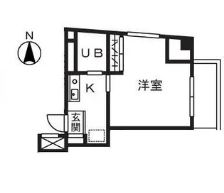 ニュー玉川ハイム【2階】の間取り