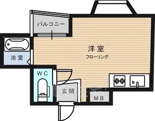コンシャンス西梅田【3階】の間取り