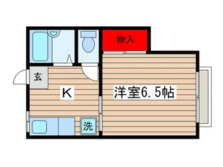 ハイツフジ【1階】の間取り