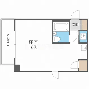 エスポワール都島【4階】の間取り