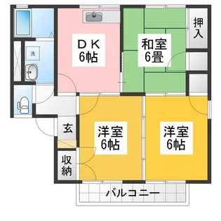 ヴィラNS【2階】の間取り