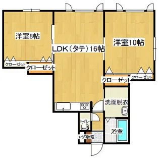 グランカーサ【2階】の間取り