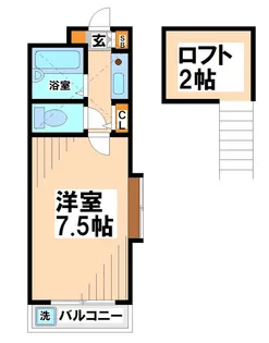 アバンテつつじヶ丘【1階】の間取り