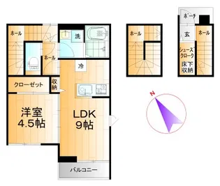 アメニティ A【2階】の間取り