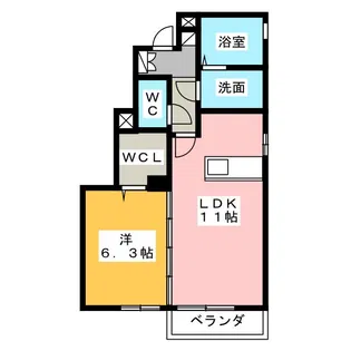 フォレスト・M【1階】の間取り