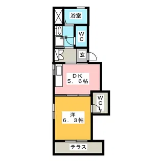 プラチナハウス【1階】の間取り