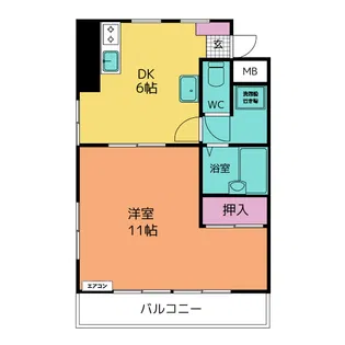 アネックスK【3階】の間取り