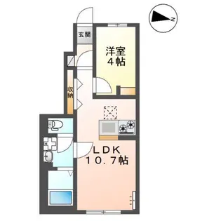 メゾン アルファ【1階】の間取り
