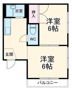 ホーマットスミ鳥見塚【1階】の間取り