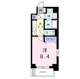 グラース・ベル・ウッド【2階】の間取り