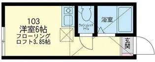 ユナイト横浜ル・リアン【1階】の間取り