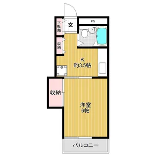 クレメゾン津田沼第一【2階】の間取り