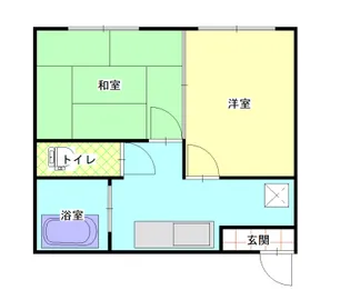 笹谷パークハイツ【2階】の間取り
