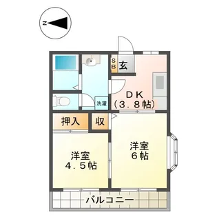 アクアマリン【1階】の間取り