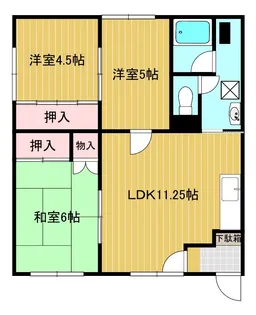 グリーンハイツ高栄【2階】の間取り