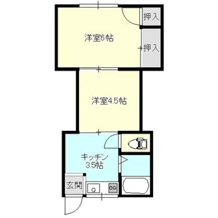 STハイツ 志家【2階】の間取り
