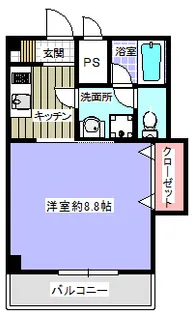 ウィスタリアハイツ【3階】の間取り