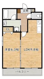ル・セリージェ【2階】の間取り