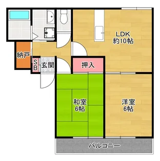 ハミングタウン2【1階】の間取り