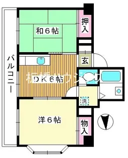 メゾン小田【4階】の間取り