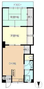 ドルフィン藤塚【2階】の間取り