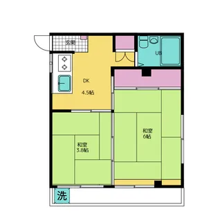みまさかビル【3階】の間取り