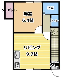ベルメゾン【2階】の間取り