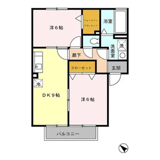 パストラル【2階】の間取り