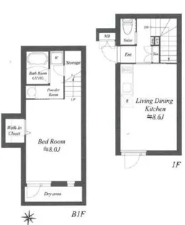 LEGALAND学芸大学ANNEXの間取り