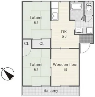 ヴェールヴァン II【2階】の間取り