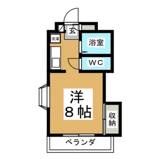 Chez moi三番丁【4階】の間取り