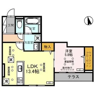 TORISIAS 南大通り【3階】の間取り