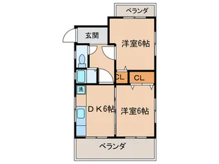 赤田ビル【3階】の間取り