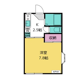 コンフォートドーバ【1階】の間取り
