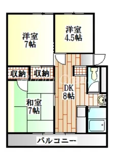 宇野ビル1【2階】の間取り