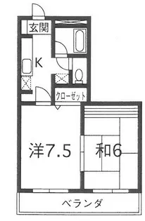 藤本ハイム【2階】の間取り